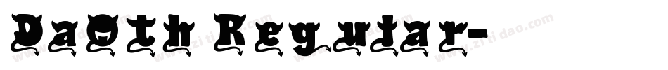 DaOth Regular字体转换